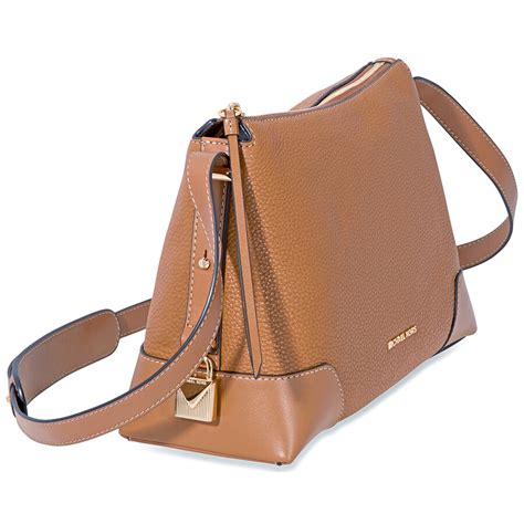 michael michael kors crosby pebble leather shoulder bag|Crosby Medium Pebbled Leather Messenger .